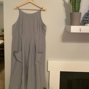 Pinstripe jumpsuit